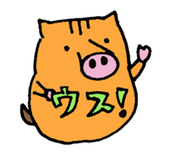 An ordinary wild boars sticker #9027600