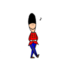 Expressionless soldier sticker #9027846