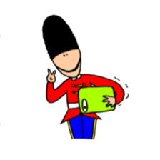 Expressionless soldier sticker #9027847