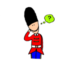 Expressionless soldier sticker #9027853