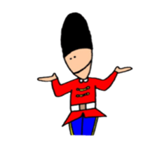 Expressionless soldier sticker #9027855