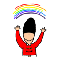 Expressionless soldier sticker #9027860