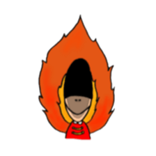 Expressionless soldier sticker #9027861