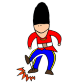 Expressionless soldier sticker #9027862