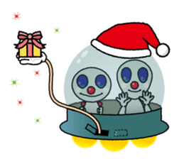 a visitor from space "Sora" sticker #9027976