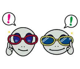 a visitor from space "Sora" sticker #9027987