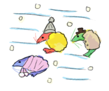 Midwinter of shrimp sticker #9028008