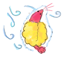 Midwinter of shrimp sticker #9028011