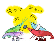 Midwinter of shrimp sticker #9028023