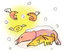 Midwinter of shrimp sticker #9028027