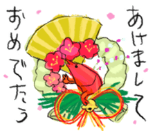 Midwinter of shrimp sticker #9028028
