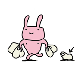 chi-chan's "chikubiusagi" 2 sticker #9028049