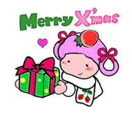 Strawberry time (Happy Christmas) sticker #9028521
