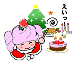 Strawberry time (Happy Christmas) sticker #9028523