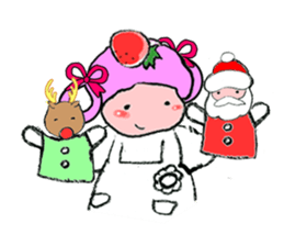 Strawberry time (Happy Christmas) sticker #9028551