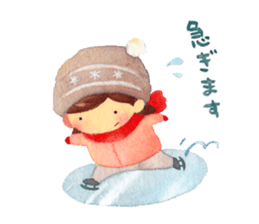 Winter healing sticker sticker #9028734