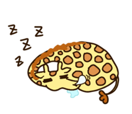 Life of cute giraffe.11th. sticker #9028784