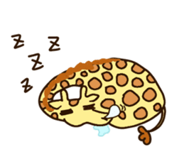 Life of cute giraffe.11th. sticker #9028784
