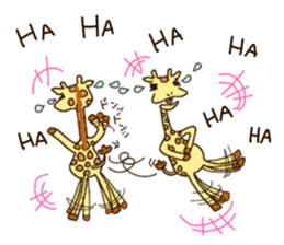 Life of cute giraffe.11th. sticker #9028799