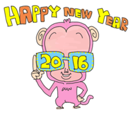 Happy New Year Welcome 2016 sticker #9028805