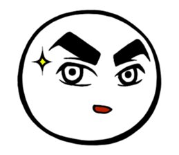circle man(part3) sticker #9029031