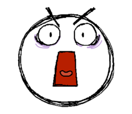 circle man(part2) sticker #9029120