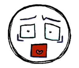 circle man(part2) sticker #9029145