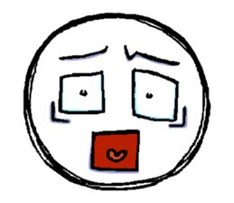 circle man(part2) sticker #9029145