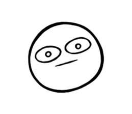 circle man(part2) sticker #9029155