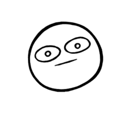 circle man(part2) sticker #9029155