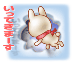 Rabbit is jumping out[winter] sticker #9029395