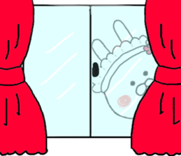 Maid in Kama~tsu of Chibi rabbit sticker #9029606