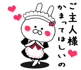 Maid in Kama~tsu of Chibi rabbit sticker #9029612