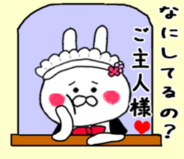 Maid in Kama~tsu of Chibi rabbit sticker #9029625