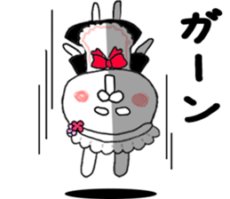 Maid in Kama~tsu of Chibi rabbit sticker #9029630