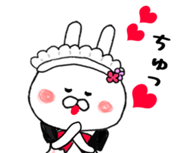 Maid in Kama~tsu of Chibi rabbit sticker #9029634