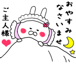 Maid in Kama~tsu of Chibi rabbit sticker #9029639