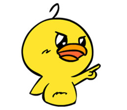 Baby chicks yonmo and ma-kun of kappa sticker #9029842