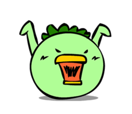 Baby chicks yonmo and ma-kun of kappa sticker #9029870