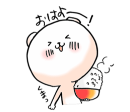 love and peace bear sticker #9029920