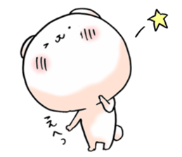 love and peace bear sticker #9029927