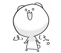 love and peace bear sticker #9029928