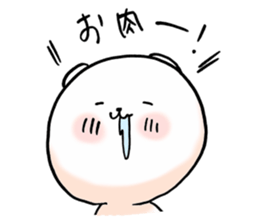 love and peace bear sticker #9029931