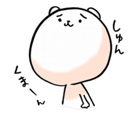 love and peace bear sticker #9029933