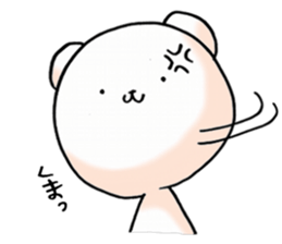 love and peace bear sticker #9029936