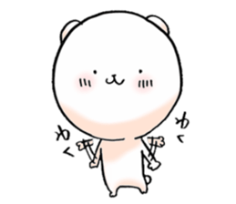 love and peace bear sticker #9029937