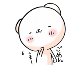 love and peace bear sticker #9029947