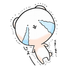 love and peace bear sticker #9029950