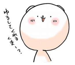 love and peace bear sticker #9029951