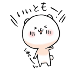 love and peace bear sticker #9029952